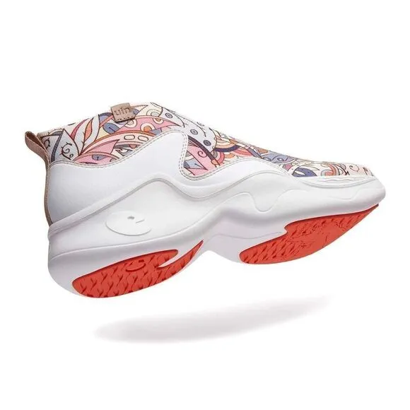 UIN Women's Walking Shoes Casual Chunky Sneaker (SPRING-MAIZE PALMA II)