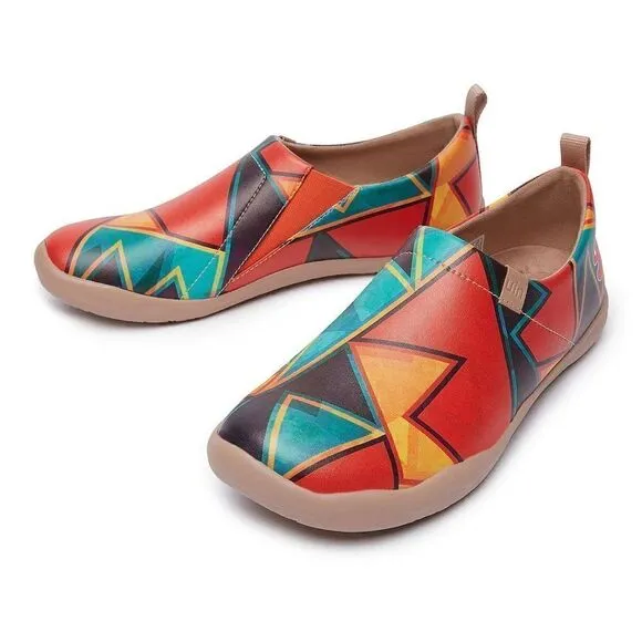 UIN Women's Walking Travel Shoes Slip On Microfiber Casual Loafers (Faith)