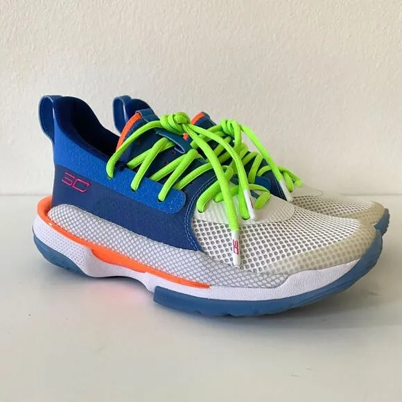 Under Armour Curry 7 Basketball Sneakers Shoes Size 6Y Juniors