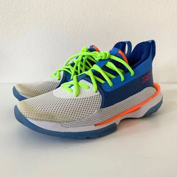 Under Armour Curry 7 Basketball Sneakers Shoes Size 6Y Juniors