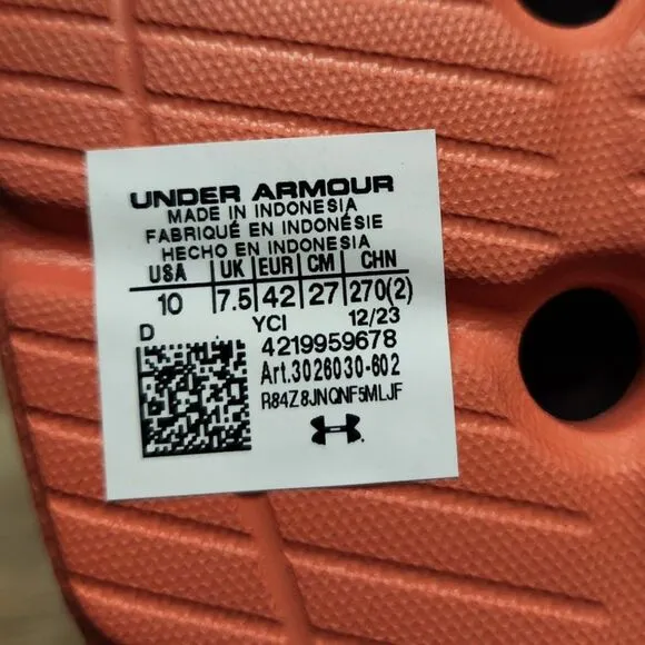 Under Armour sneaker sandal combo womens 10
