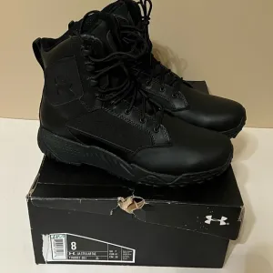 Under Armour UA Stellar Tac Tactical Men’s Boots Black 8 Police Hiking NEW 🔥