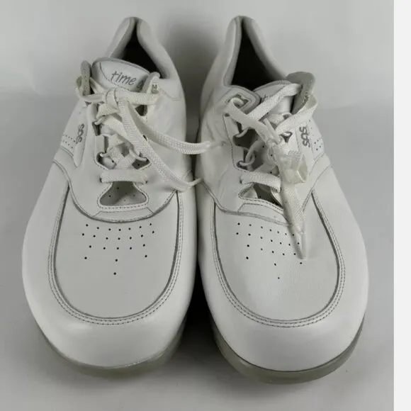 Unworn SAS Time Out White Comfort Walking Shoes Mens 15 M Lace Up Tripad Vintage