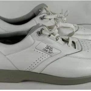 Unworn SAS Time Out White Comfort Walking Shoes Mens 15 M Lace Up Tripad Vintage