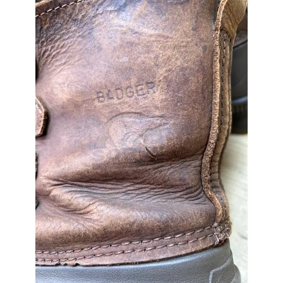US11 Sorel Badger Classic Snow Duck Rain boots Woman’s Brown