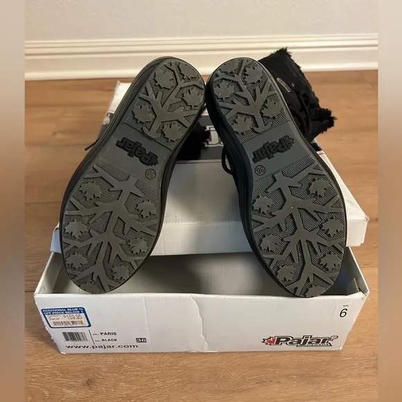 Used Pajar Canada Women's Celine Winter Snow Boots, Size 36, Black