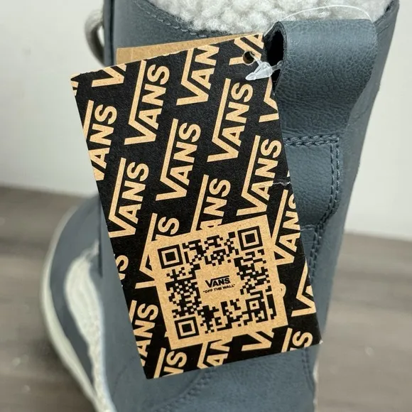 Vans MTE Standard Waterproof Winter Snow Boot Gray Blue Mens Sz 6 Womens Sz 7.5