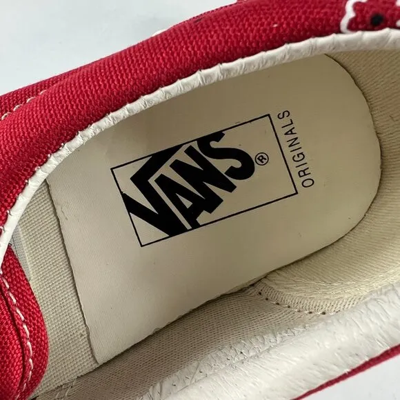 VANS OG Era LX Paisley Pompeian Red &amp; White Shoes