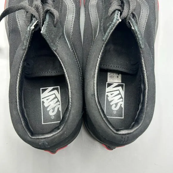 Vans Old Skool Flame Wall Black Men's Shoes Sneakers Size 10.5