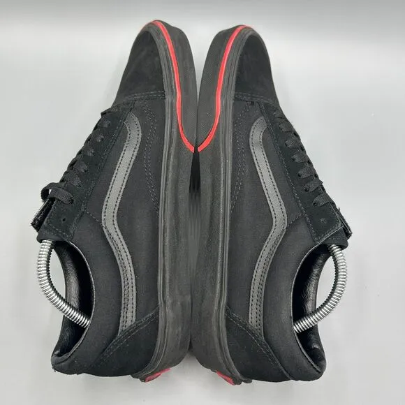 Vans Old Skool Flame Wall Black Men's Shoes Sneakers Size 10.5