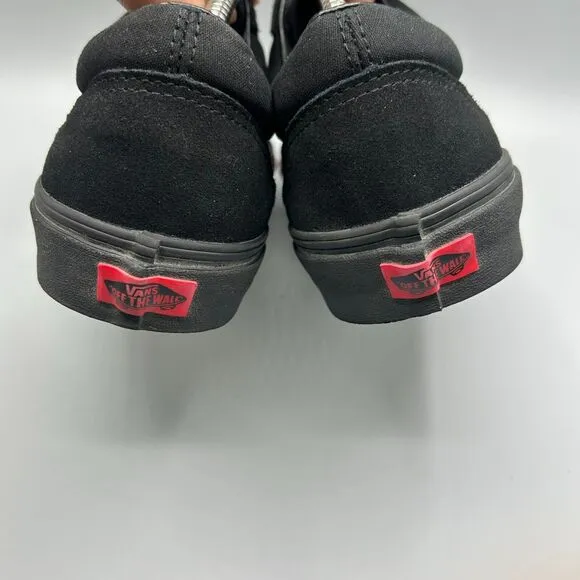 Vans Old Skool Flame Wall Black Men's Shoes Sneakers Size 10.5