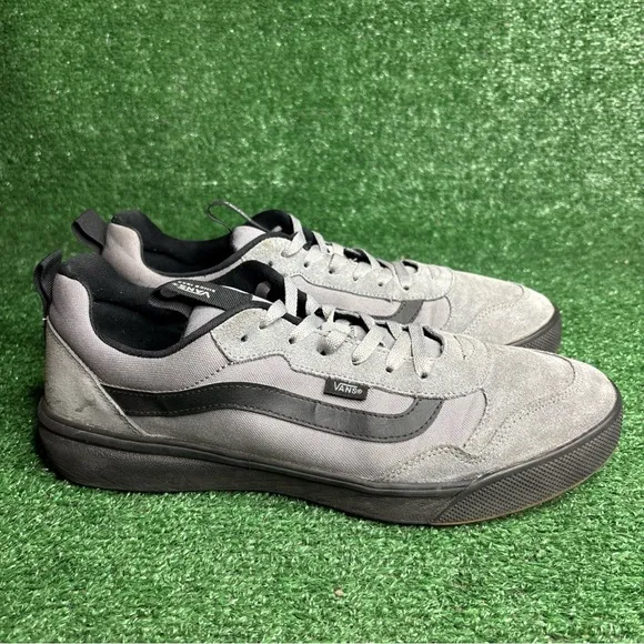 Vans UltraRange Sneakers Athletic Shoes Lace Up Gray Suede Men’s Size 13