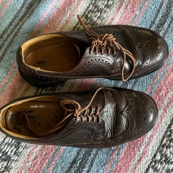 vintage dr. martens • 3989 oxford lace-up shoes uk made in england 90s