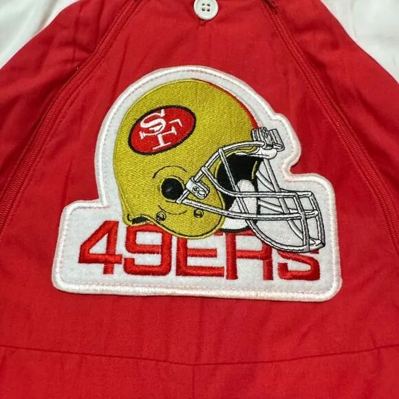 Vintage San Francisco 49ers Baby Snow Suit 24 Months Toddler Jersey‎ Helmet
