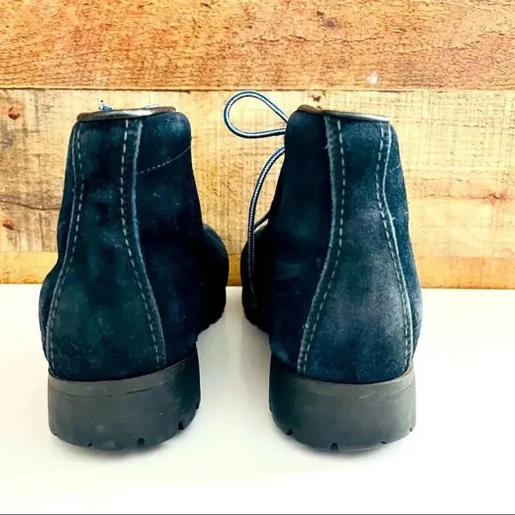 Vintage Calzaturificio The Alps Fabiano Suede Hiking Trail Mountaineering Boots