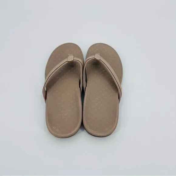 Vionic Sandals Flip Flops Arch Support Cream Size 13