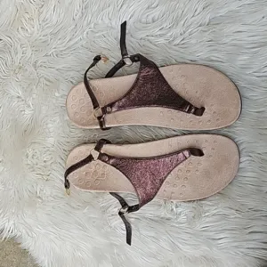Vionic Women’s Kirra Metallic Leather sandals size US 11