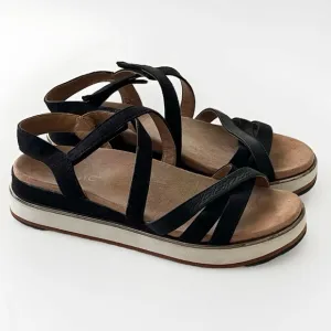Vionic Women’s Phoenix Kellyn Backstrap Platform Sandals Black &amp; White Size 8.5