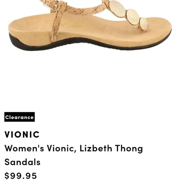 Vionic Lizbeth Thong Sandals