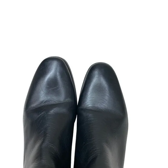 Wolf &amp; Shepherd Chelsea Blitz Onyx Black Leather Boots 6