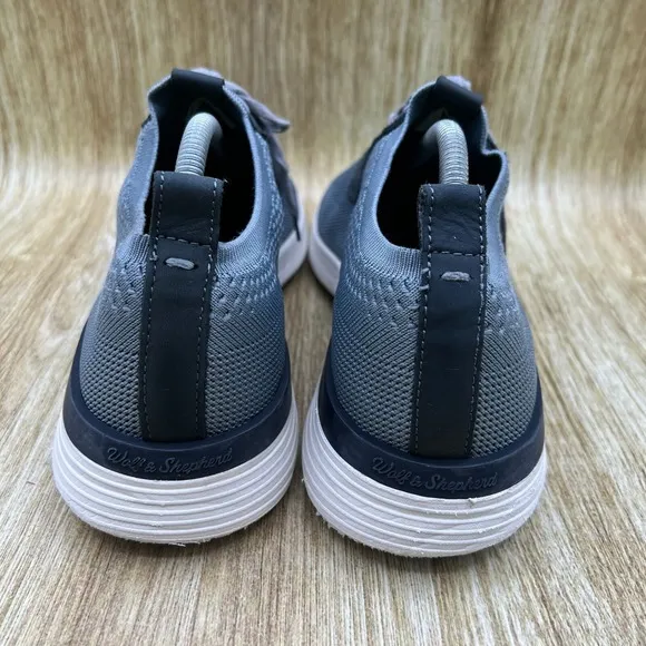 Wolf and Shepherd Swiftknit Derby Men's Size 9 Grey Knit Sneakers Dress Shoes