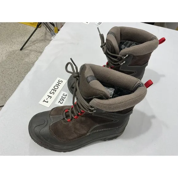 Womans Columbia Waterproof Omni Heat Size 6 Brown Suede Lace Up Boots NWOT