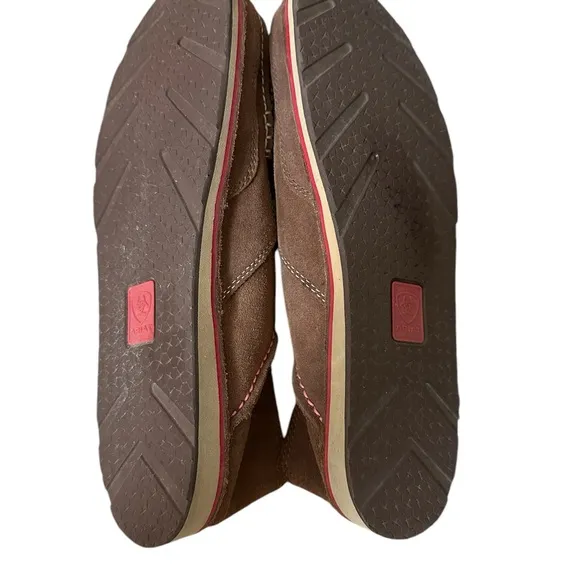 Womens Ariat Cruiser Palm Brown Serape Mesh Slip On Shoes Size 10