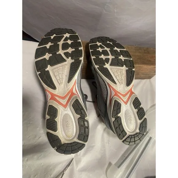 Women's‎ Ryka Sky Walker Gray/Coral Athletic/ Walking Shoes-Size 11M
