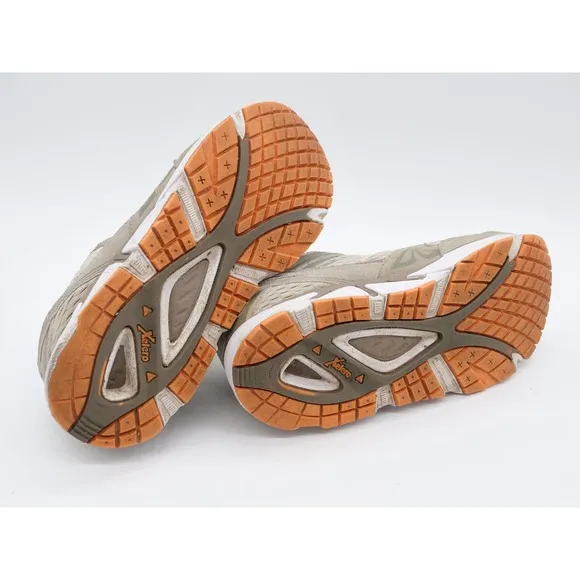 Xelero XPS Walking Shoes Womens 9.5 Gray Suede Plantar Fasciitis Comfort Sneaker