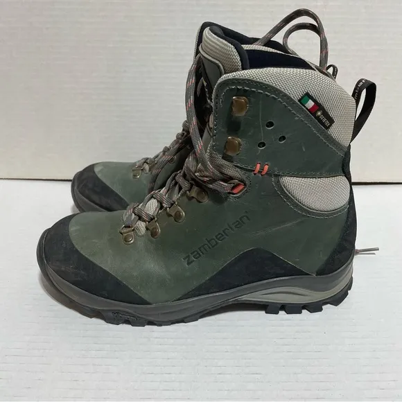 Zamberlan 330 Marie GTX RR hiking boots Backpacking Women's 7 leather Peacock